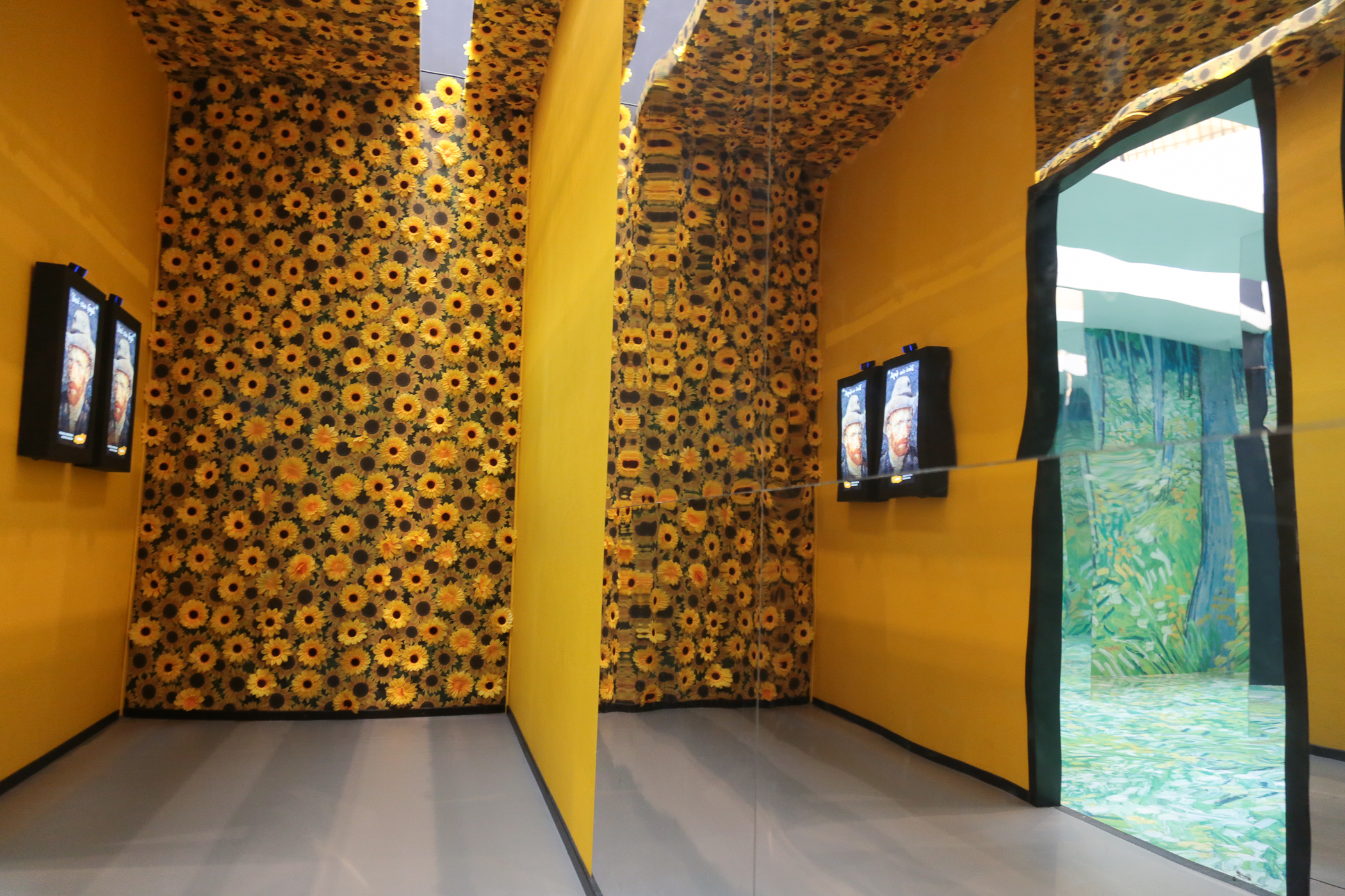 Exposição multissensorial 'Paisagens de Van Gogh' estreia nesta terça (14) no Goiabeiras 2 Van Gogh5