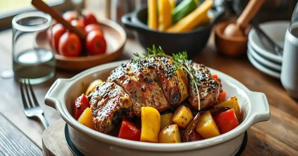 como fazer carne de porco no forno