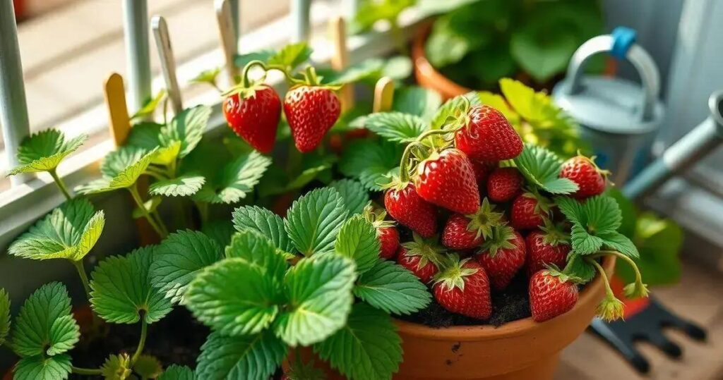 como plantar morango
