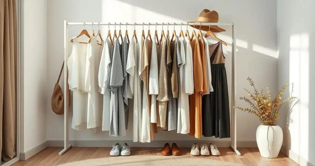 guarda-roupa minimalista