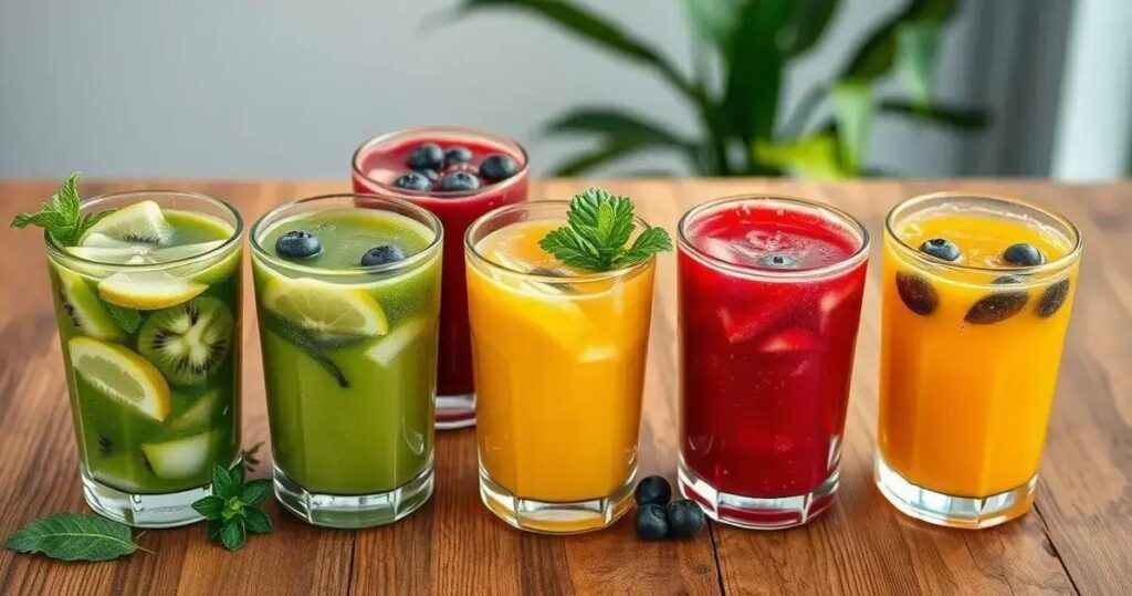 sucos detox para desinchar
