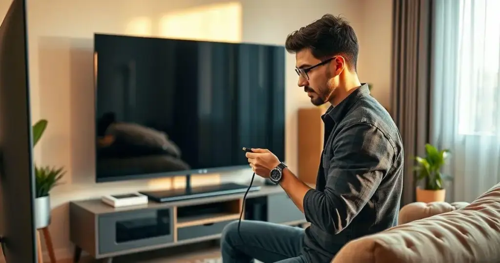 como conectar tv no pc hdmi
