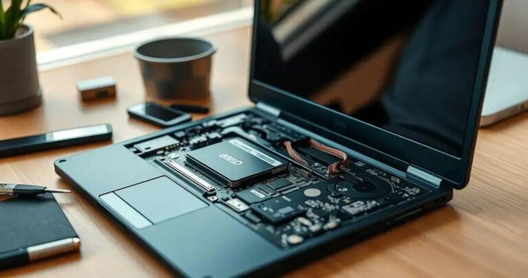 como instalar ssd no notebook