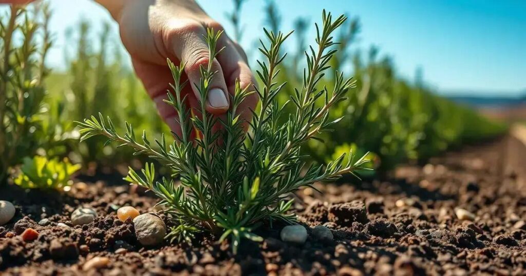 como plantar alecrim