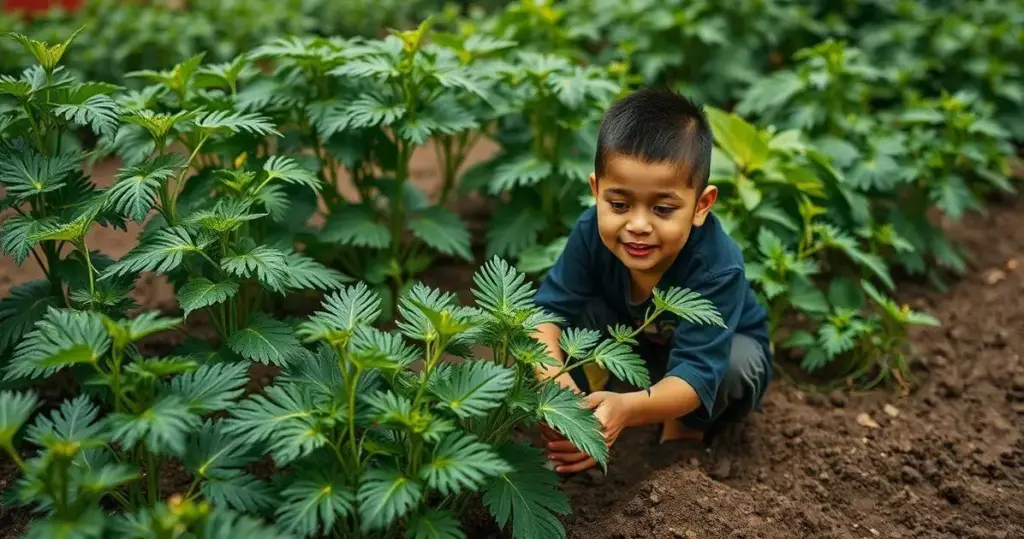 como plantar batata