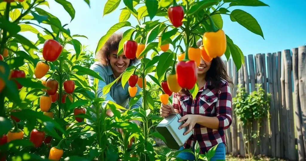 como plantar pimentão