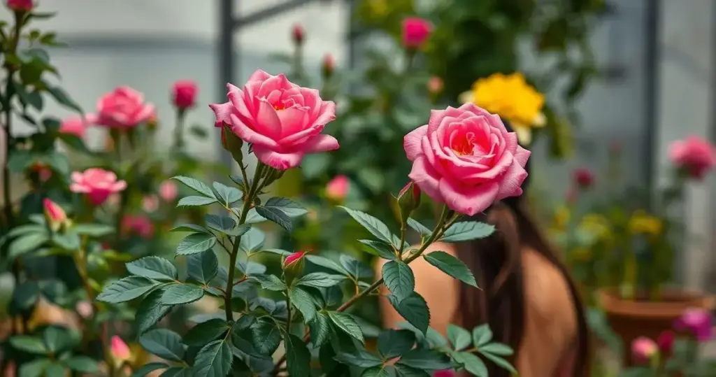como plantar rosa