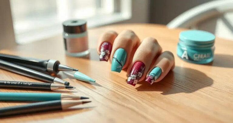 decoração de unhas em gel