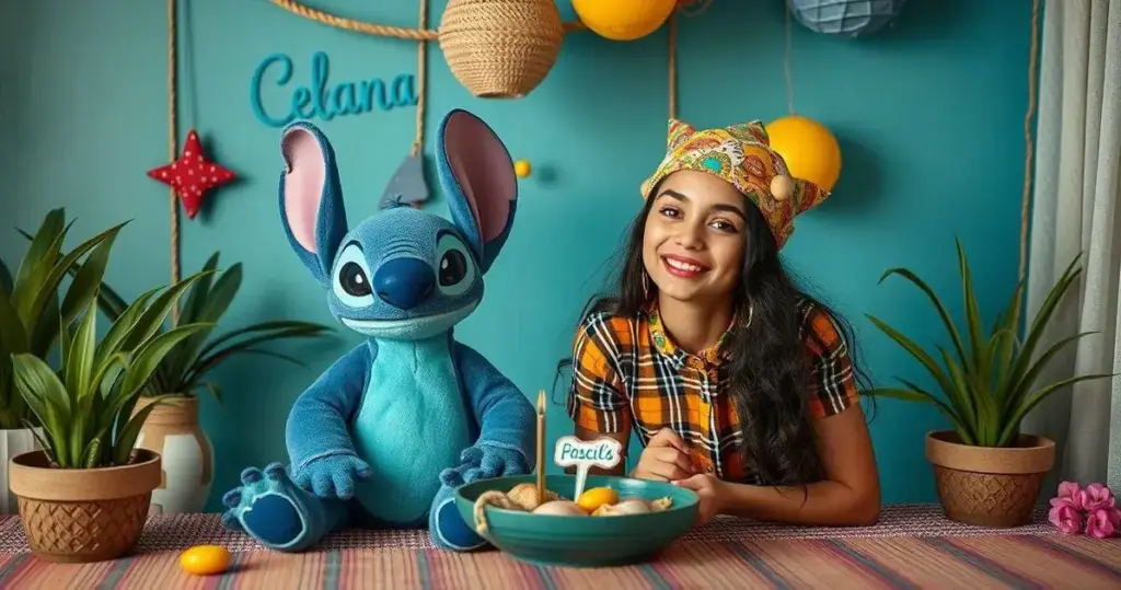 decoração do stitch