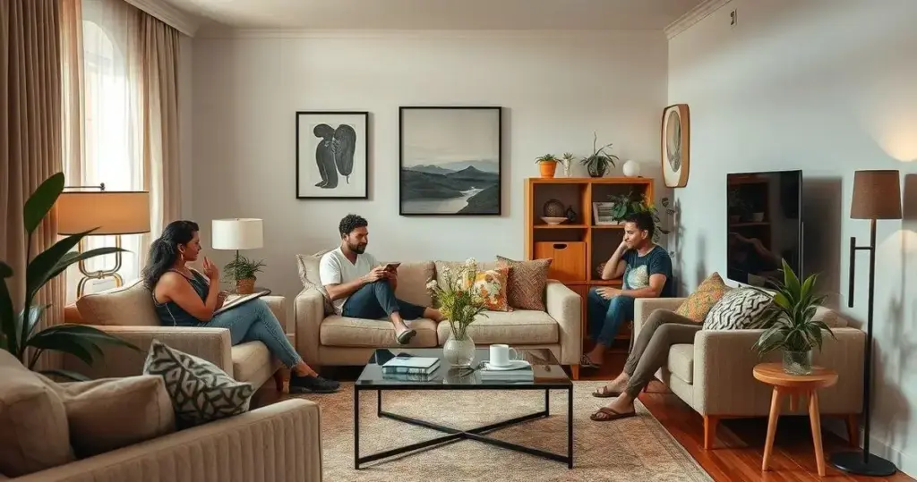 decoração em salas pequenas