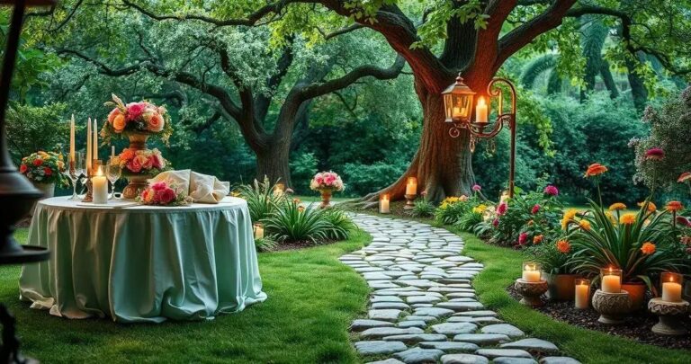 jardim encantado decoração