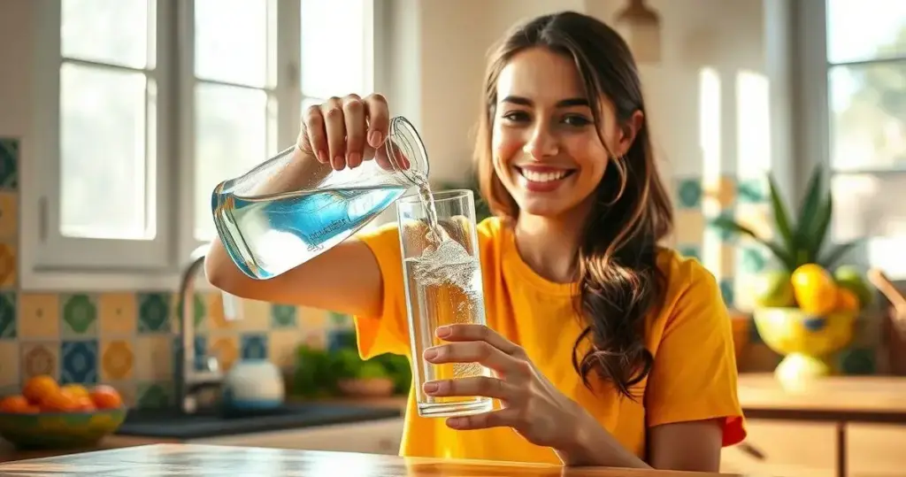 como beber mais água