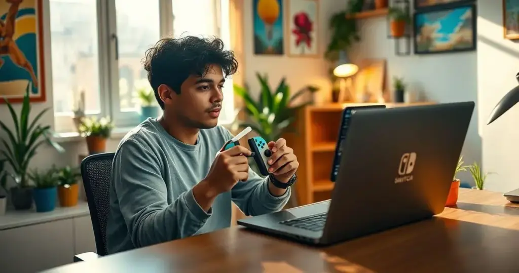 como conectar joy con no pc