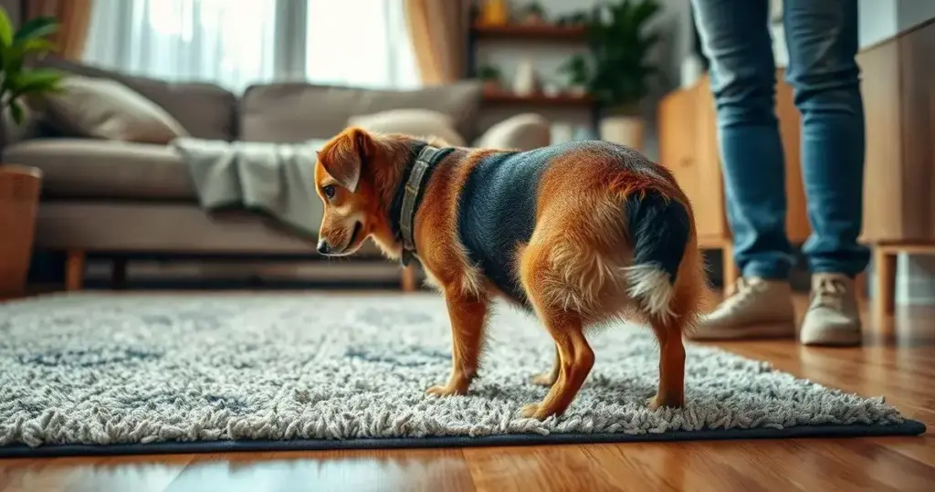 como fazer o cachorro fazer xixi no tapete