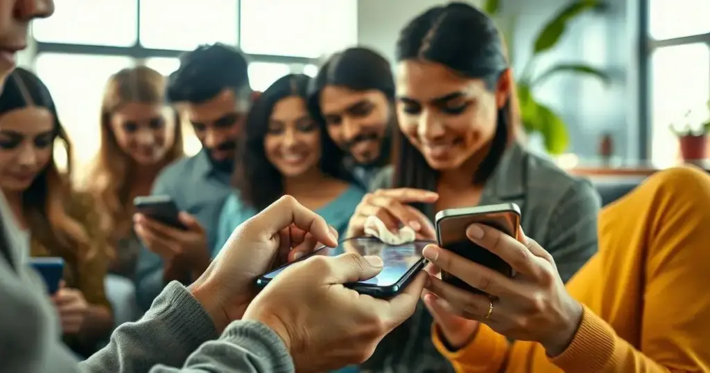 como tirar manchas da tela do celular