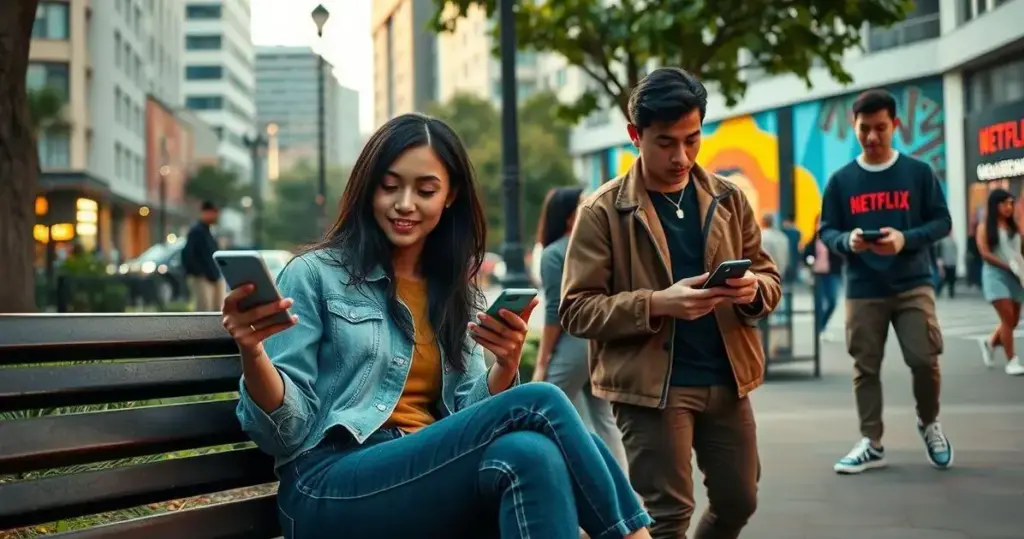 como usar o netflix no celular