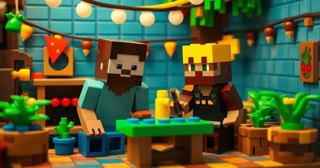 decoração minecraft