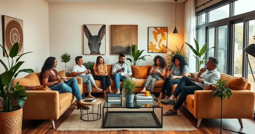 ideia de decoração para sala