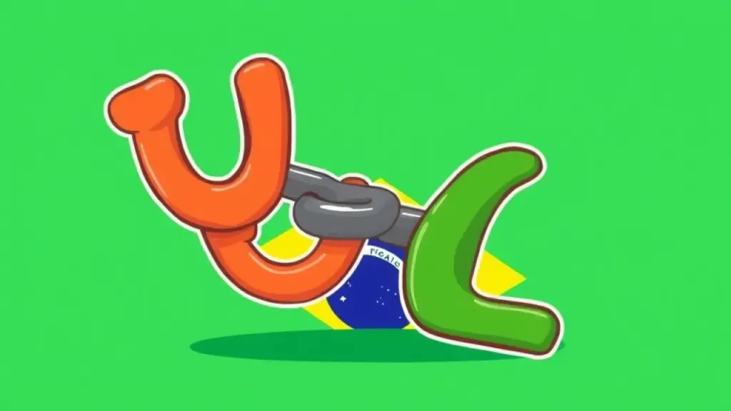 Ilustração de três vogais formando uma corrente, representando um tritongo.