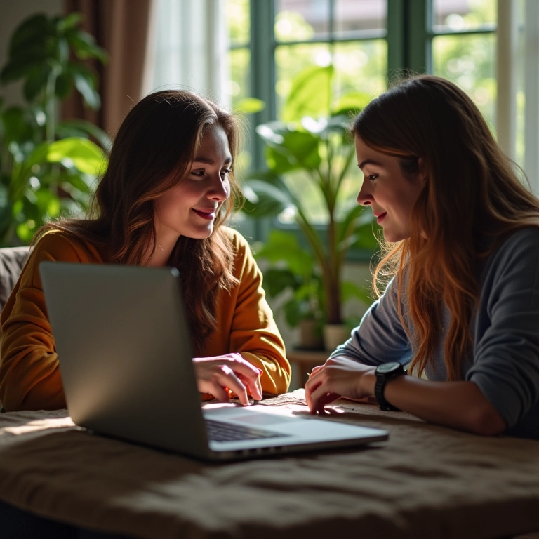 Amigos conversando em canais de voz no Discord em um apartamento brasileiro.