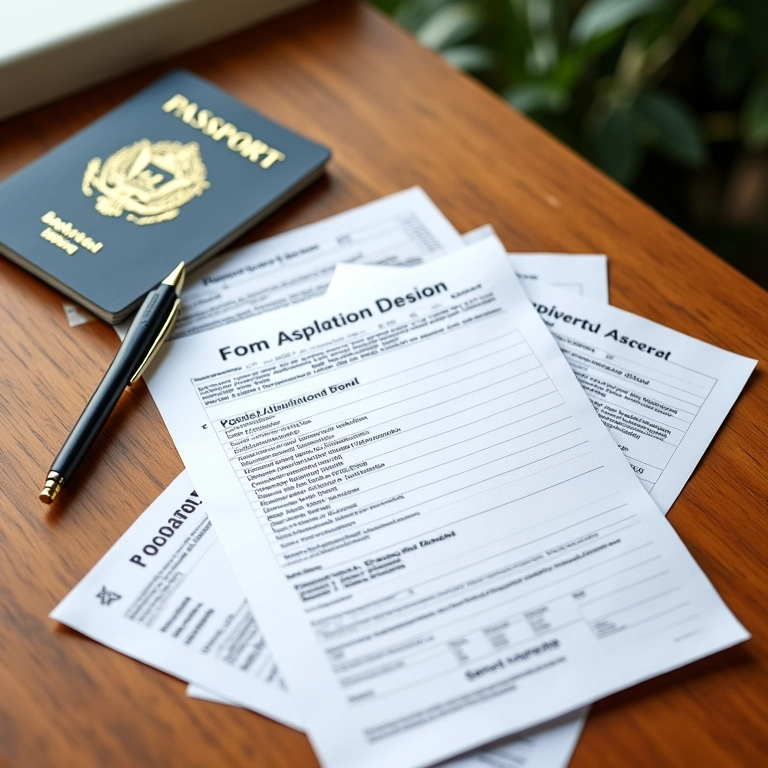 Checklist de documentos necessários para solicitar o visto europeu.