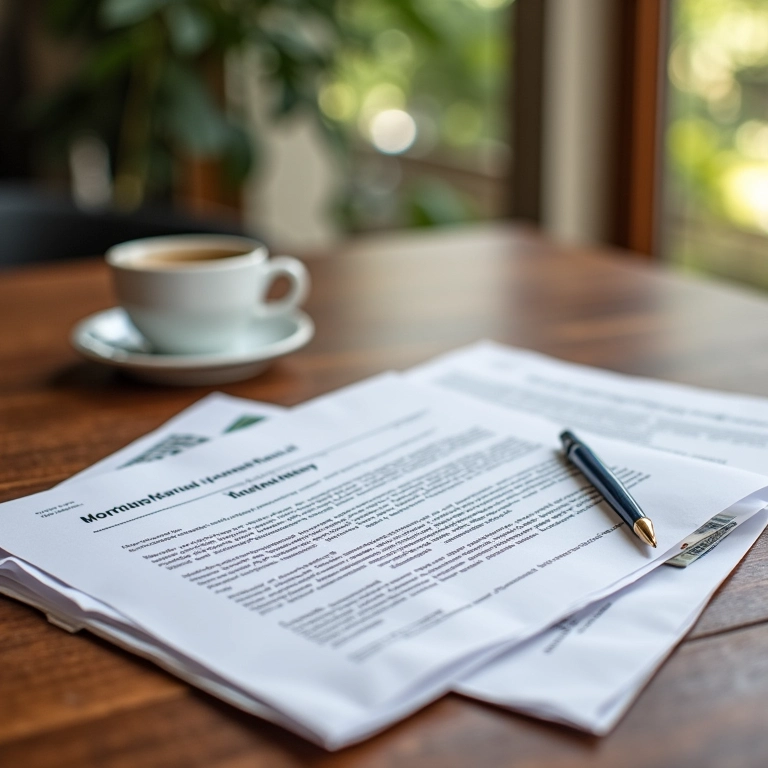 Pensão Alimentícia Internacional: Como Cobrar do Devedor Documentos legais sobre pensão alimentícia internacional em mesa de madeira brasileira.