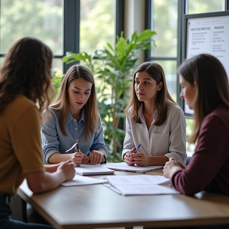 Pensão e Imposto de Renda: Novas Regras para Declarar Grupo de brasileiros analisando documentos fiscais e discutindo pensão alimentícia e imposto de renda.
