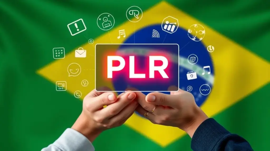 Conceito PLR: Produto digital com direitos de marca própria.