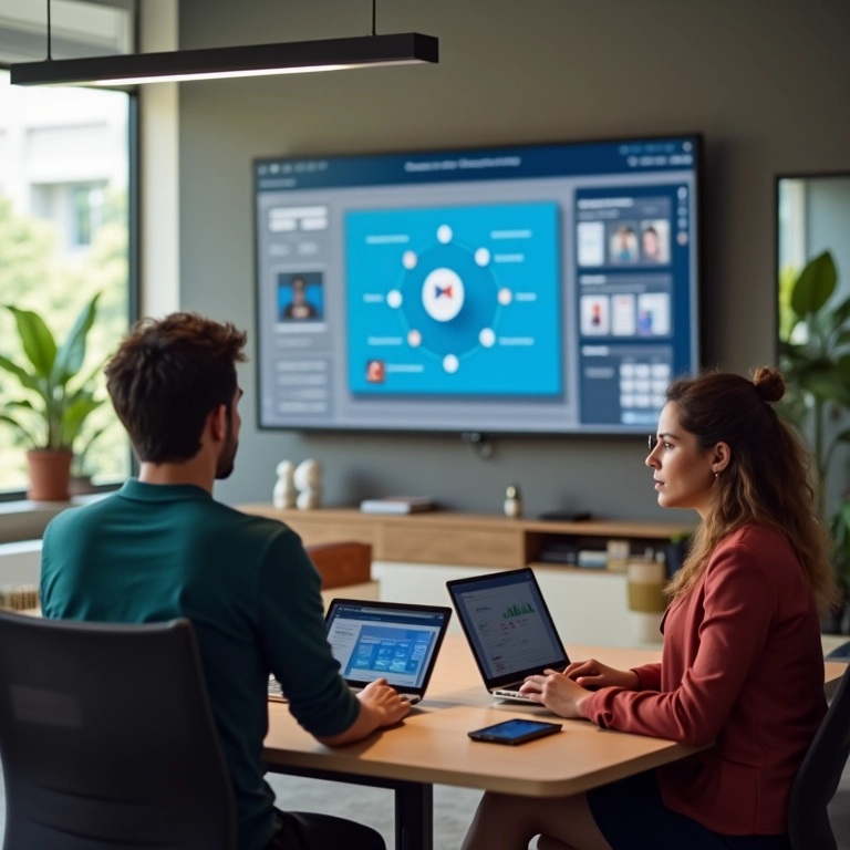 Integrações do Zoom com software de gerenciamento e do Google Meet com o Google Calendar.