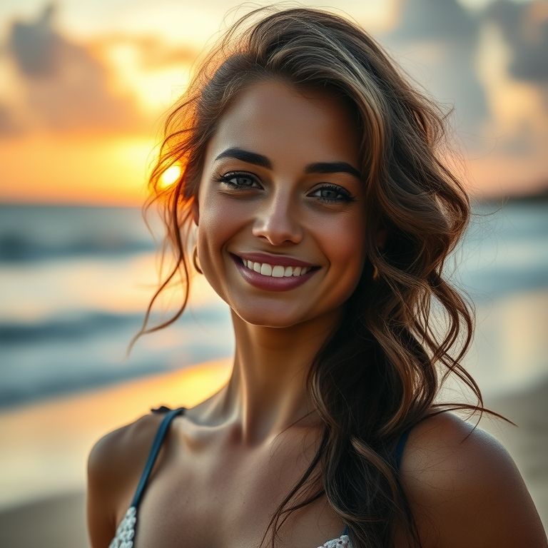 Ondas suaves para rosto coração.