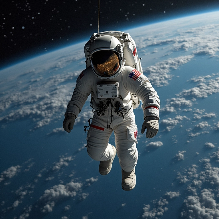 Resgate espacial: cooperação internacional em ação, simbolizando o Acordo de Salvamento de 1968.