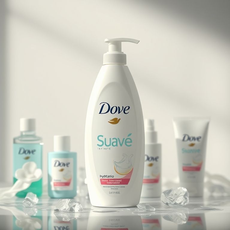 Sabonete íntimo Dove Íntimo Hidratação Suave com produtos hidratantes.