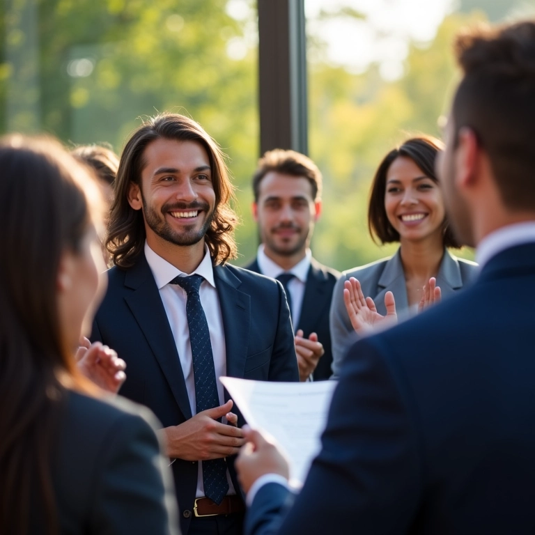 Servidor público recebendo adicional por desempenho eficiente durante o estágio probatório.