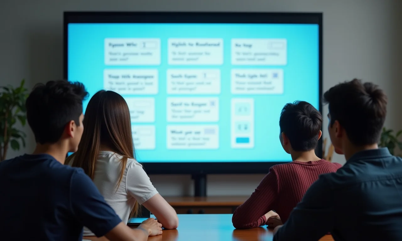 Alunos revisando questões de simulado, representando as mudanças no Enem e vestibulares.