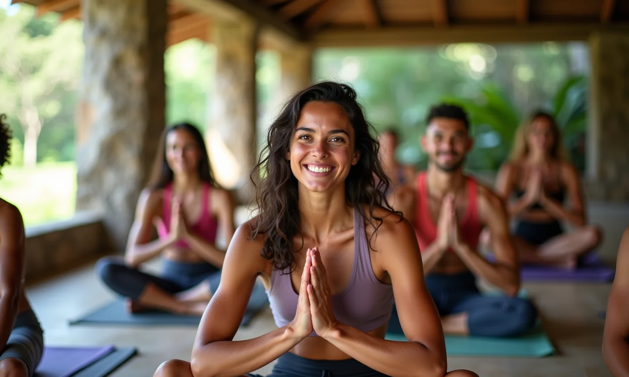 Brasileiros diversos praticando exercícios e se alimentando de forma saudável.