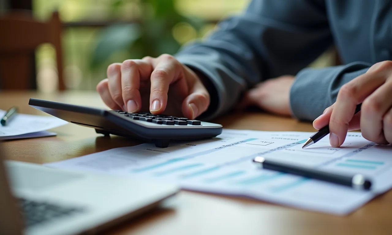 Calculando os gastos mensais para planejar o ano sabático.