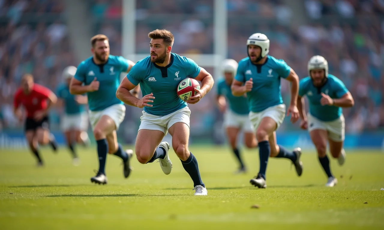 Diferenças no passe para frente no rugby e no futebol americano.