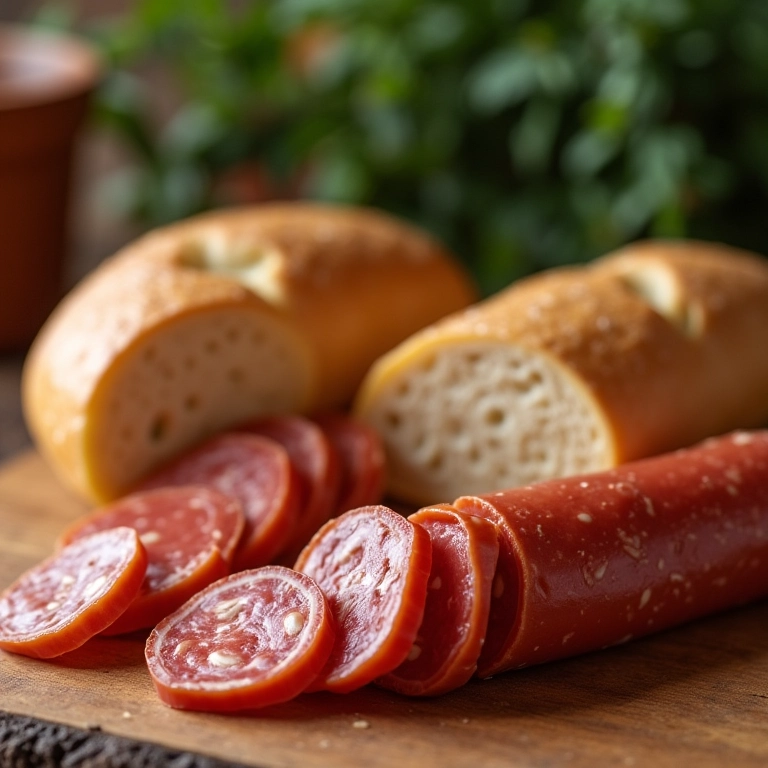 Ingredientes para fazer pão com mortadela em casa, em estilo Mercadão.