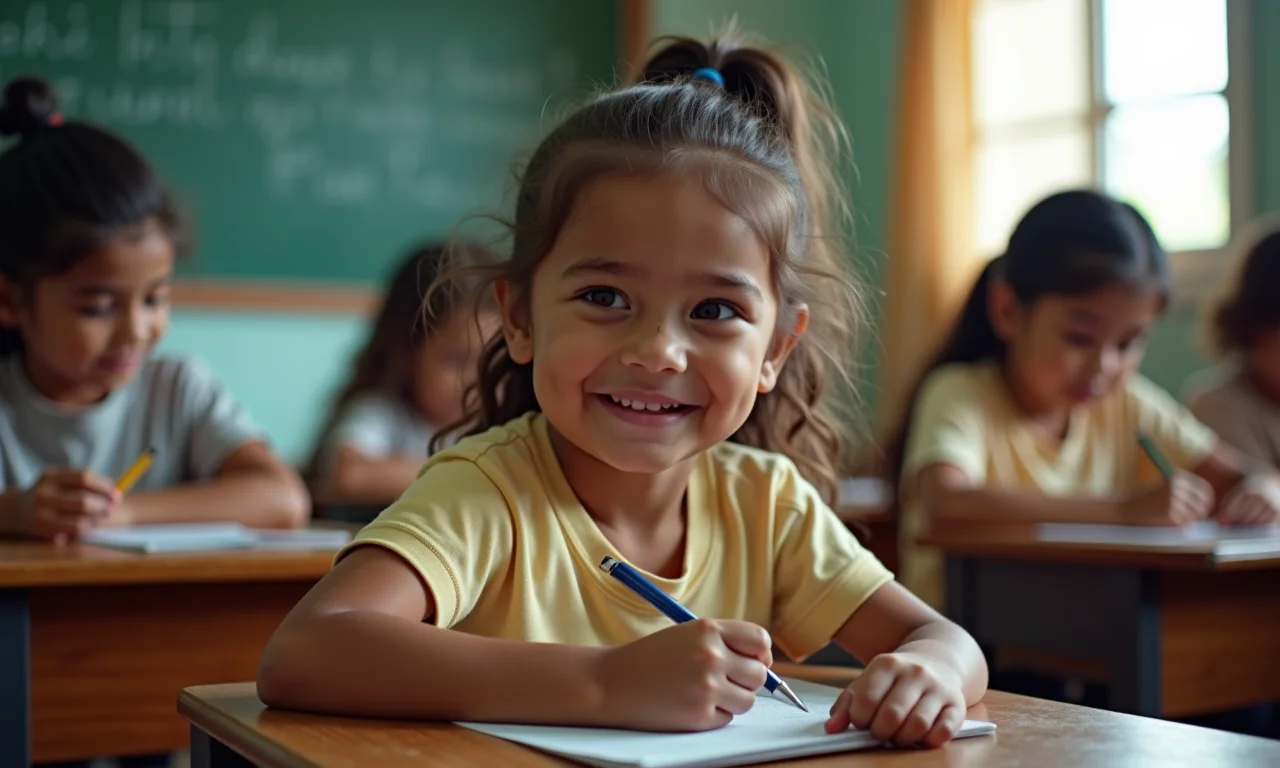 Mãe adolescente frequentando a escola com apoio de professores.