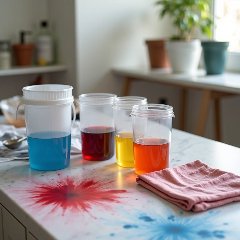 Materiais necessários para tingir roupa em casa.