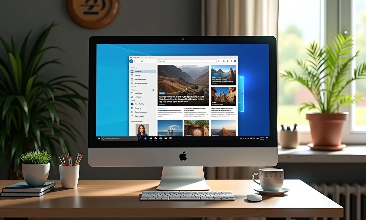 Notícias personalizadas nos widgets do Windows 11.