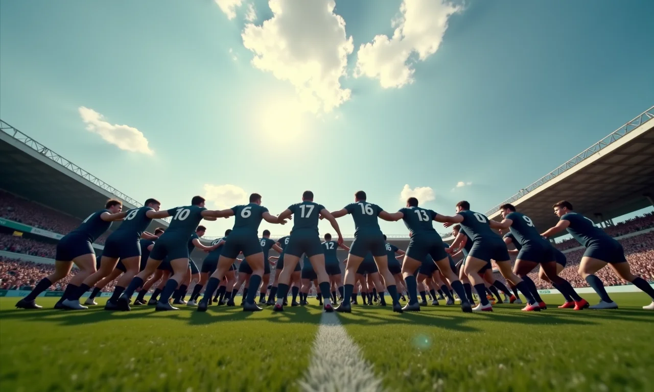 Número de jogadores em campo no rugby e no futebol americano.