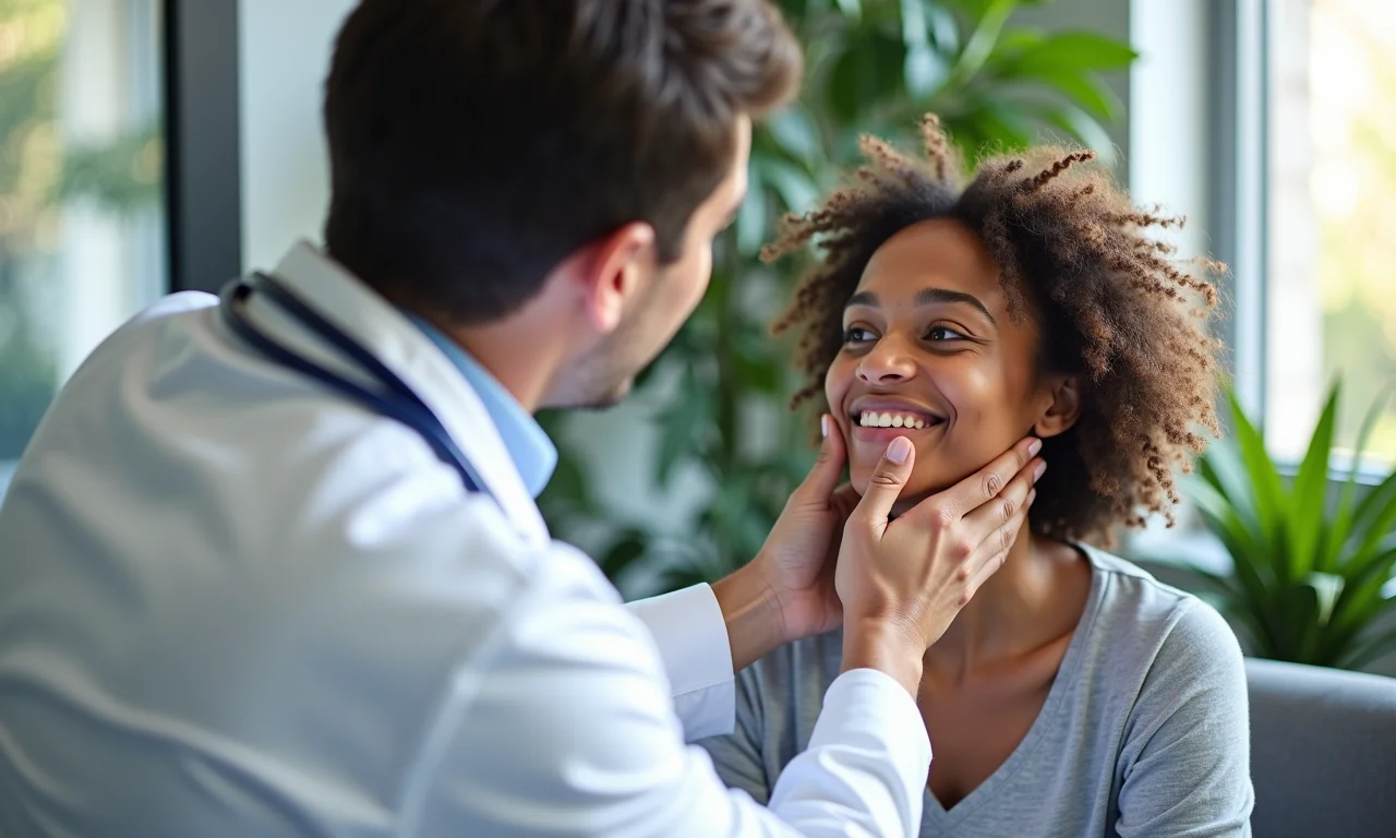 Paciente recebendo atendimento médico atencioso, simbolizando o direito à saúde.