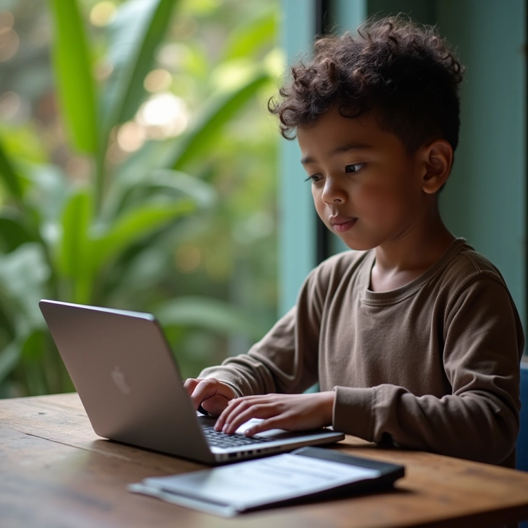 Pessoa orçando a compra de um drone com laptop e calculadora.