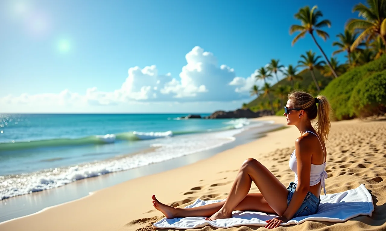 Praia em frente ao Iberostar Praia do Forte, Bahia.
