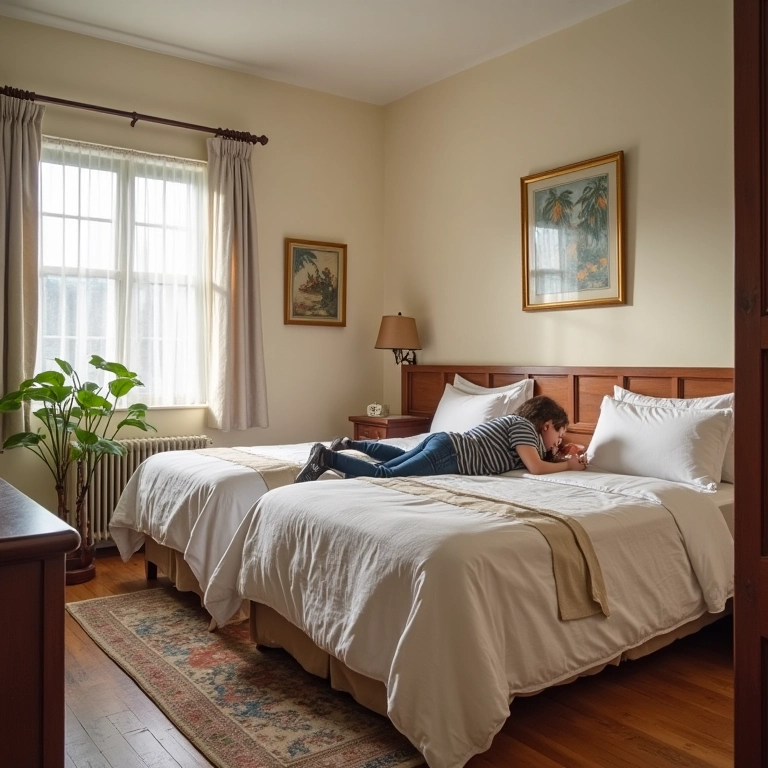 Quarto de pousada com bom custo-benefício em Paraty.