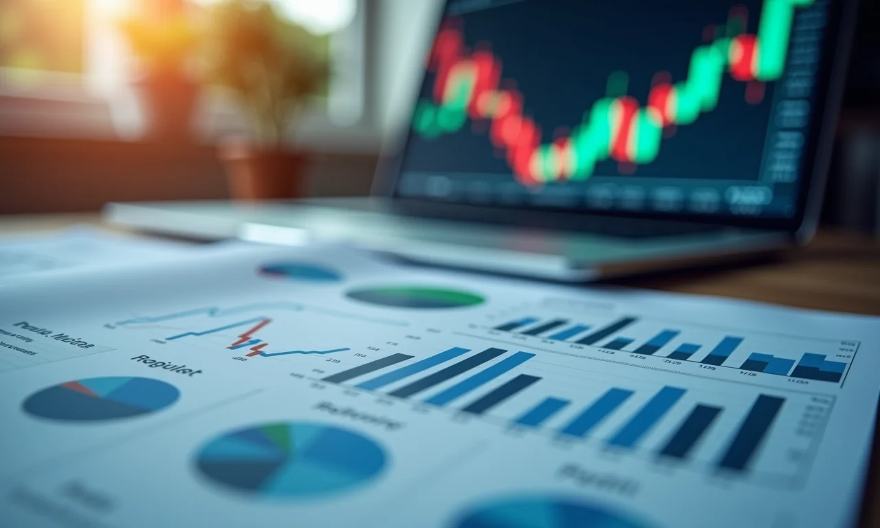 Relatório financeiro mostrando tendências de crescimento positivo para uma empresa de educação, representando o desempenho financeiro do setor.