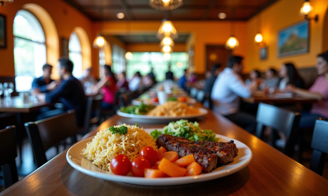 Restaurante do El Mapi Hotel servindo gastronomia peruana.