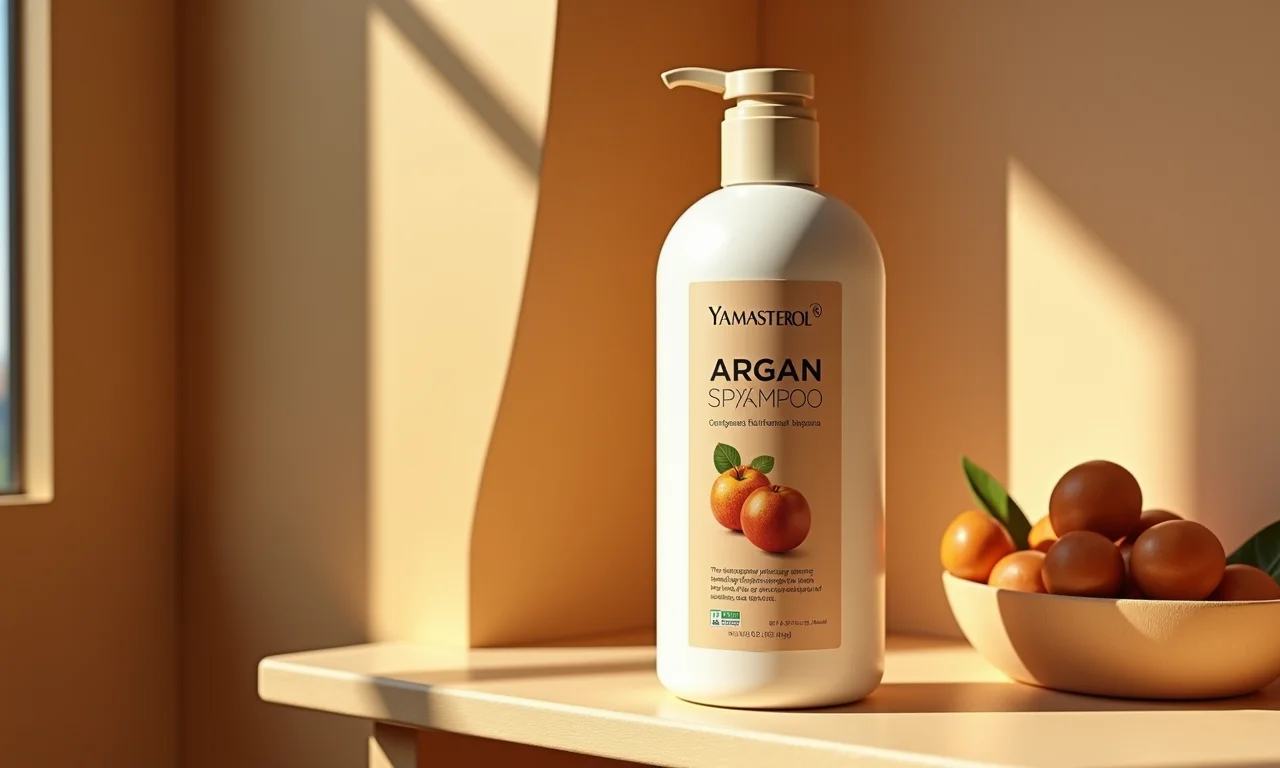 Shampoo Low Poo Yamasterol Argan em destaque, ideal para iniciar a rotina de cuidados capilares.