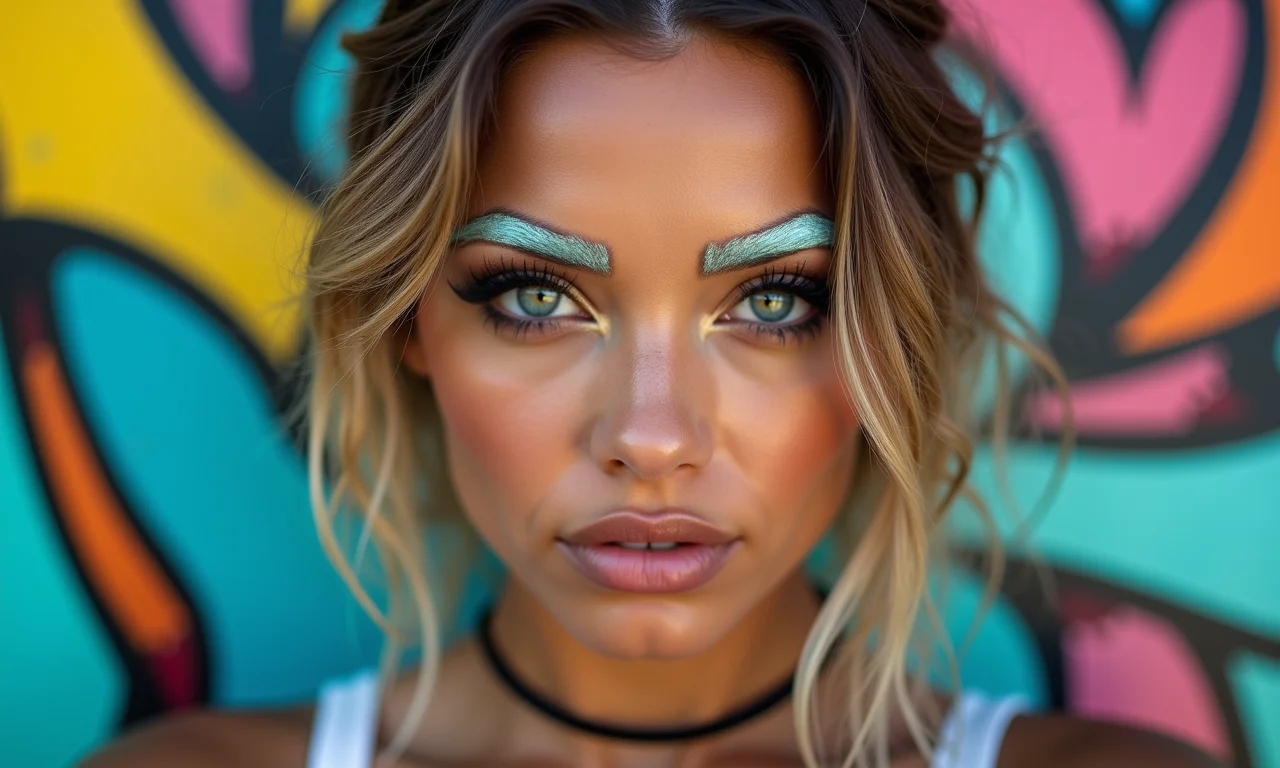 Sobrancelhas descoloridas: ousadia e modernidade para um visual único.